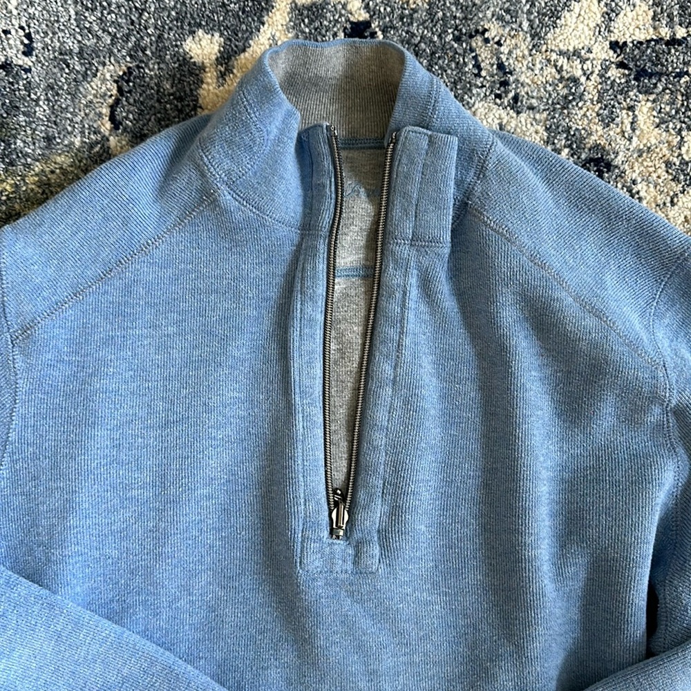 Tommy Bahama Flipsides Reversible Quarterzip - image 1